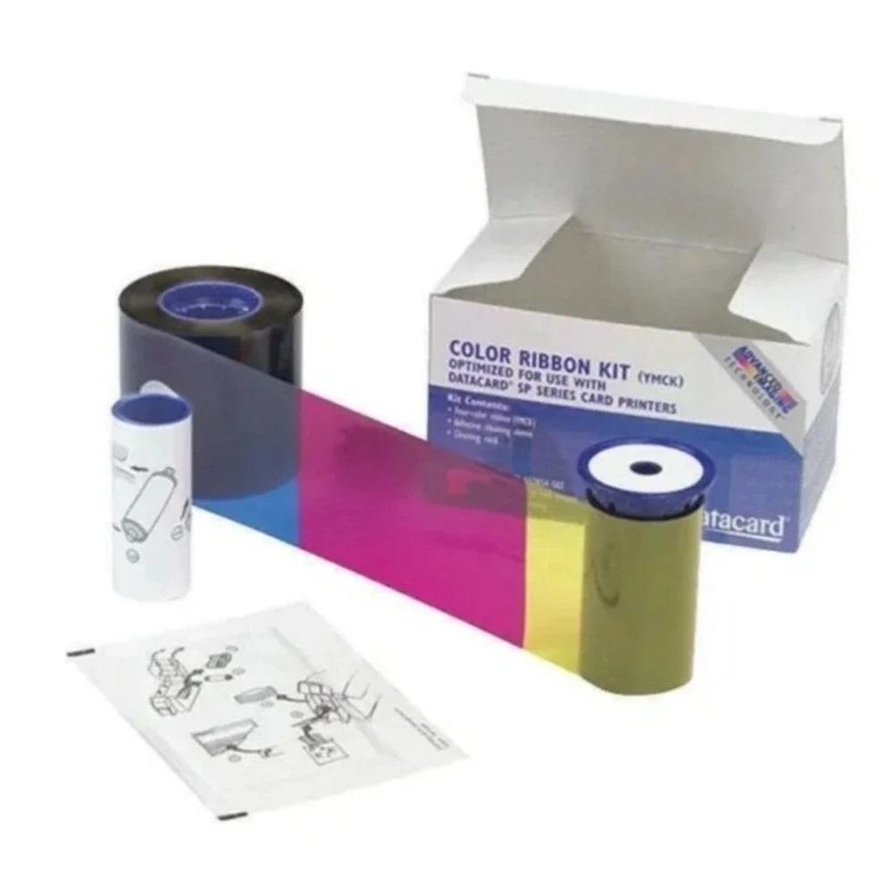 New Datacard 534000-006 Color Ribbon - YMCKT-KT - 300 Prints - Data Card